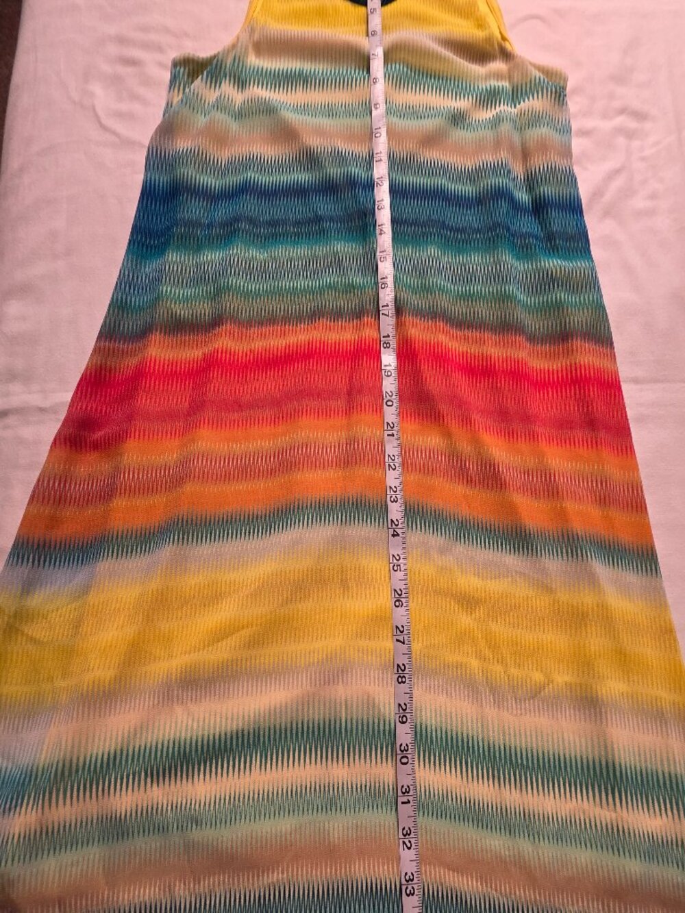 Calvin Klein Multicolored Tank Top Dress, Size 8 - Picture 6 of 8